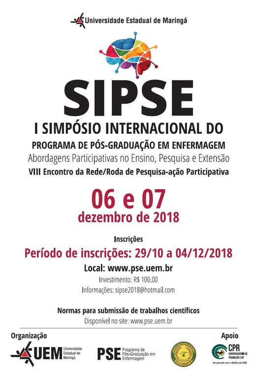 Cartaz SIPSE 2018